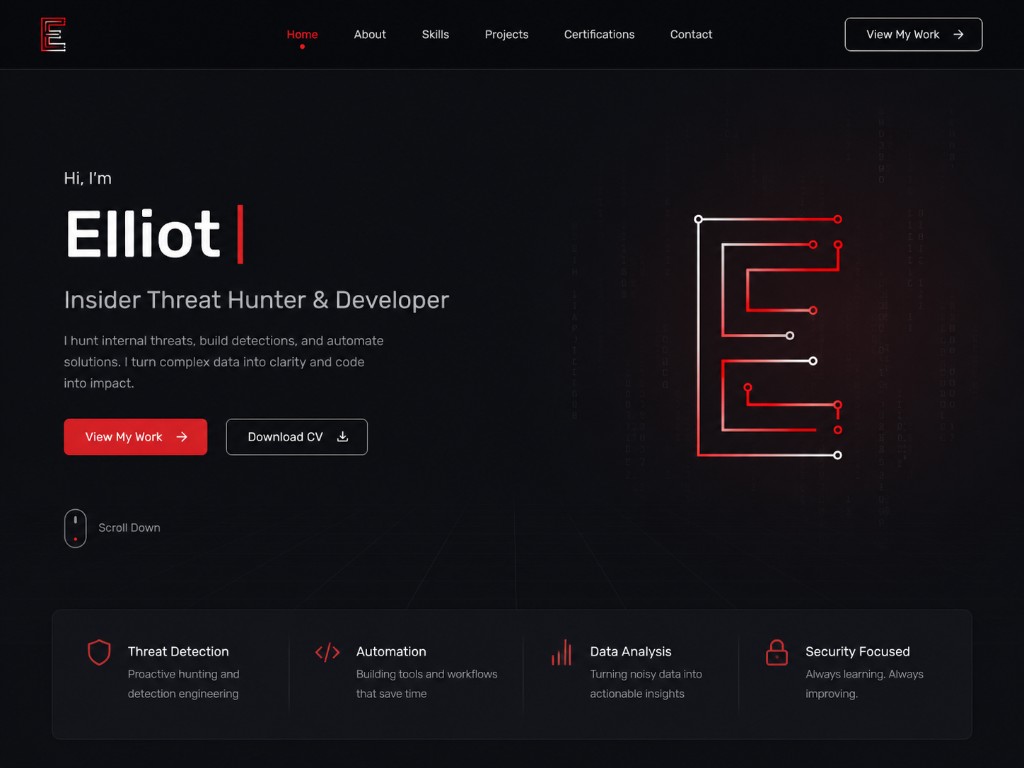 This Portfolio Website preview